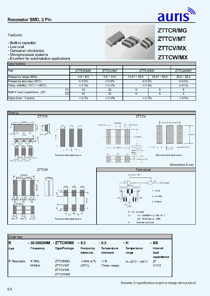 ZTTMX_1339518.PDF Datasheet