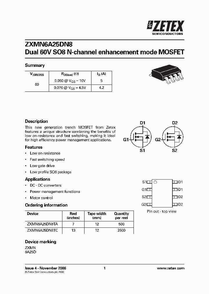 ZXMN6A25DN806_1339898.PDF Datasheet