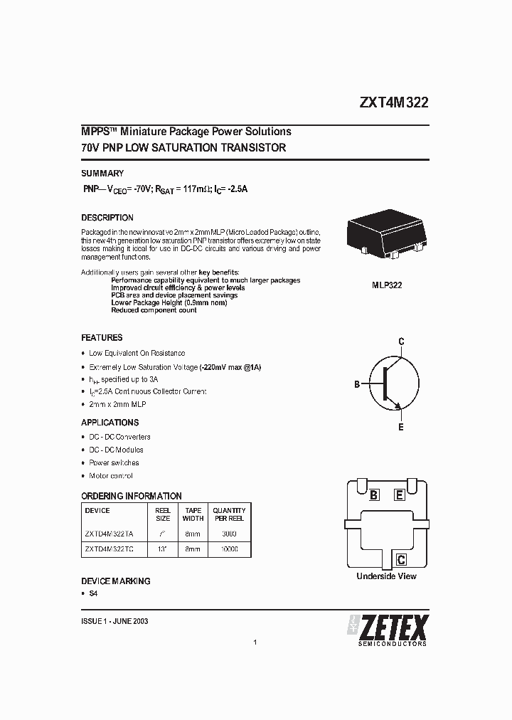 ZXTD4M322TC_1339989.PDF Datasheet