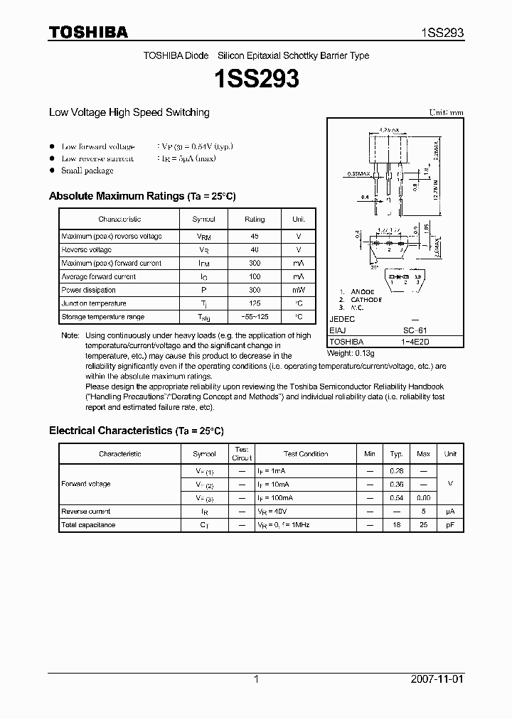 1SS29307_4126407.PDF Datasheet