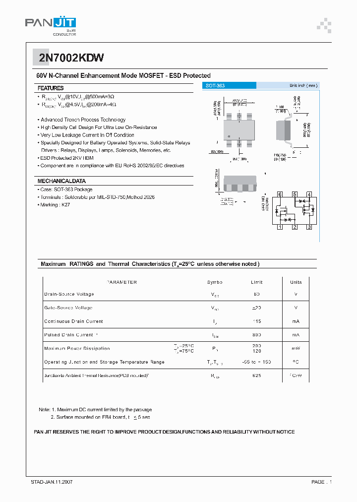 2N7002KDW_4121498.PDF Datasheet