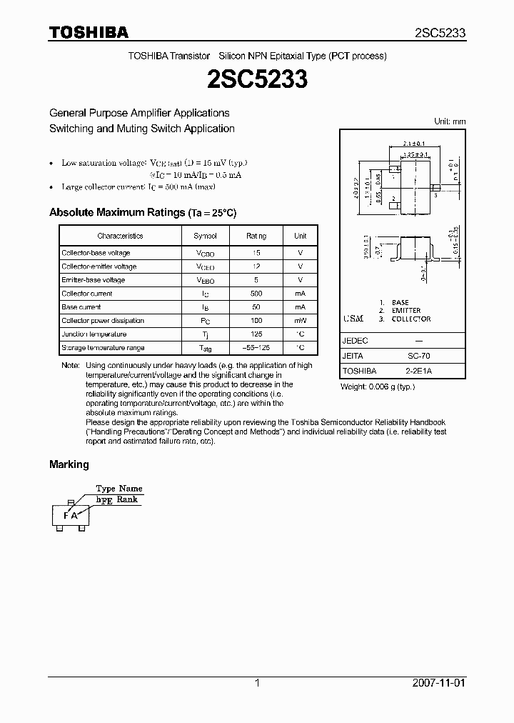 2SC523307_4126103.PDF Datasheet