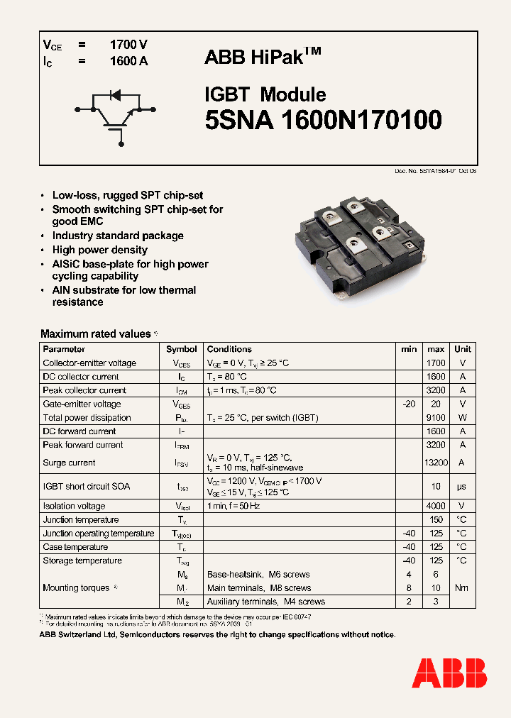 5SNA1600N1701_4157459.PDF Datasheet