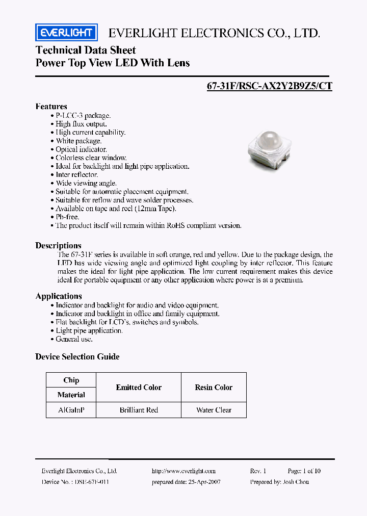 67-31F-RSC-AX2Y2B9Z5-CT_4160691.PDF Datasheet