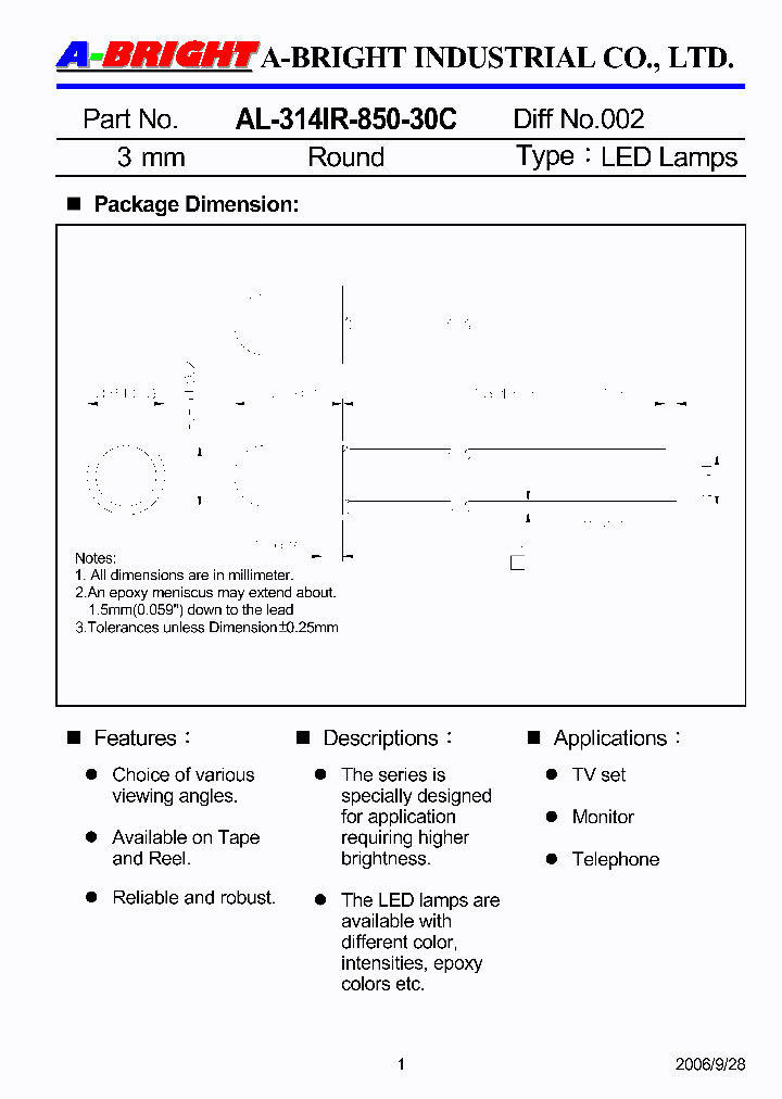 AL-314IR-850-30C_4144375.PDF Datasheet