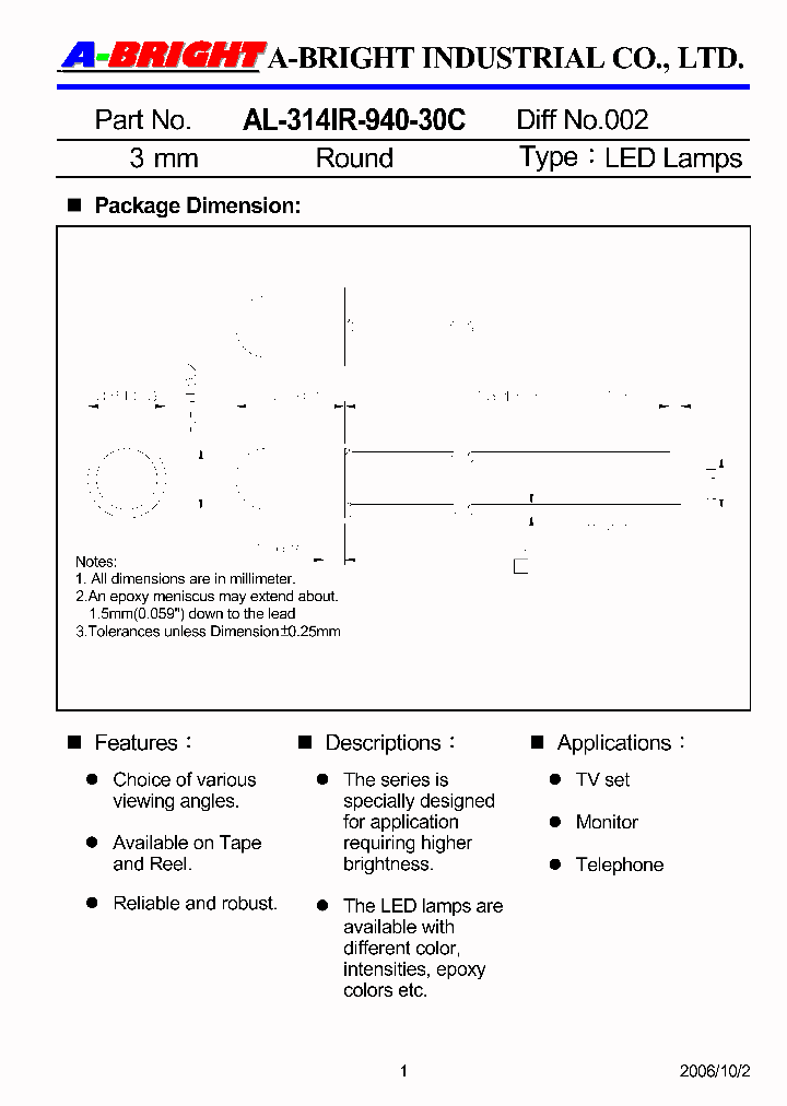 AL-314IR-940-30C_4144381.PDF Datasheet