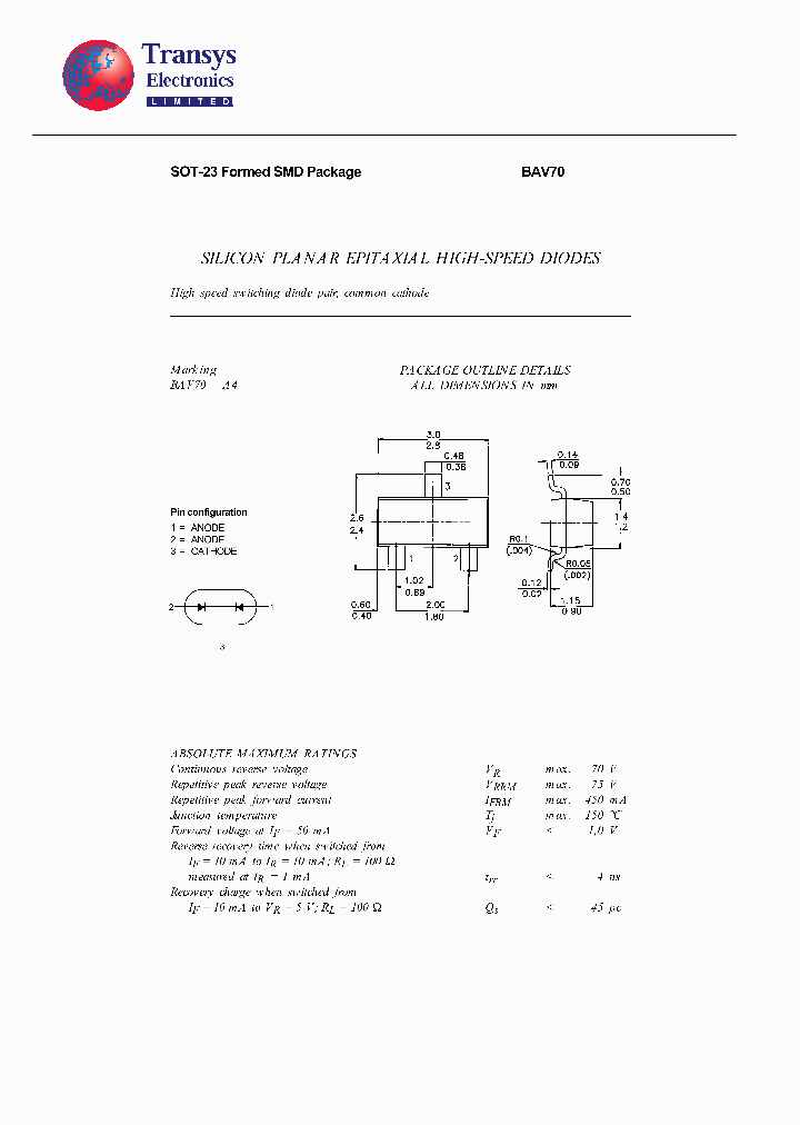 BAV70_4108556.PDF Datasheet