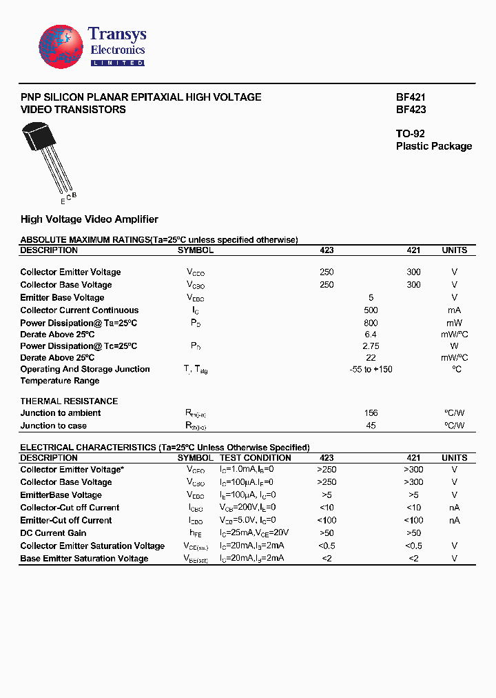 BF421_4147063.PDF Datasheet