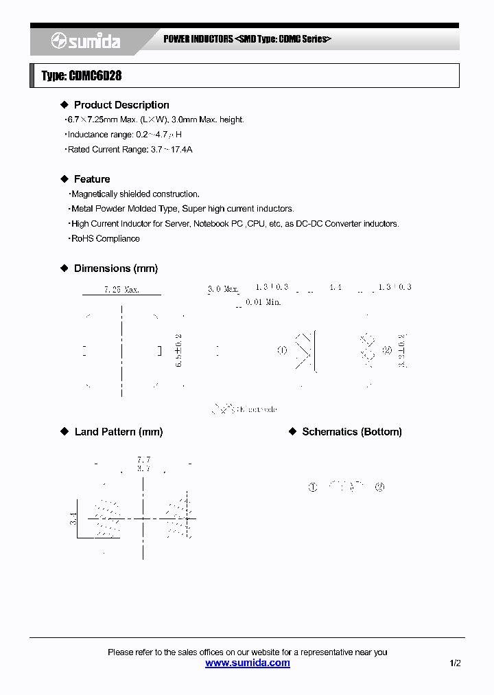 CDMC6D28NP-R20MB_4120052.PDF Datasheet