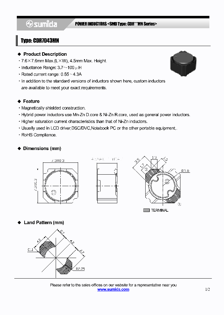 CDR7D43MN06_4137898.PDF Datasheet