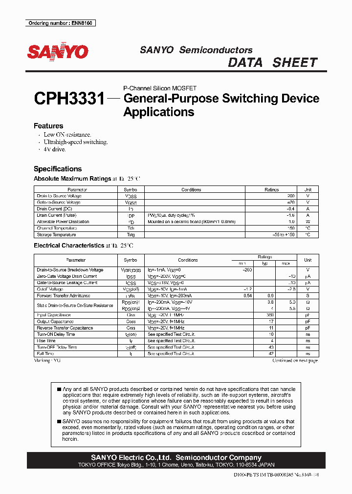 CPH3331_4155596.PDF Datasheet