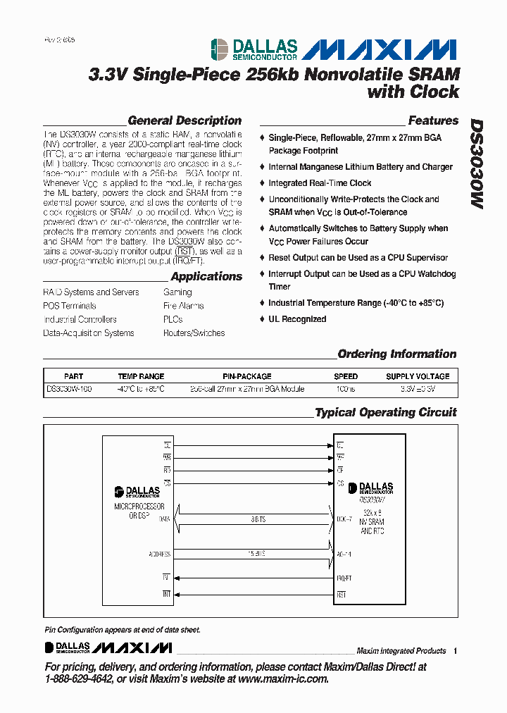 DS3030W_4164789.PDF Datasheet
