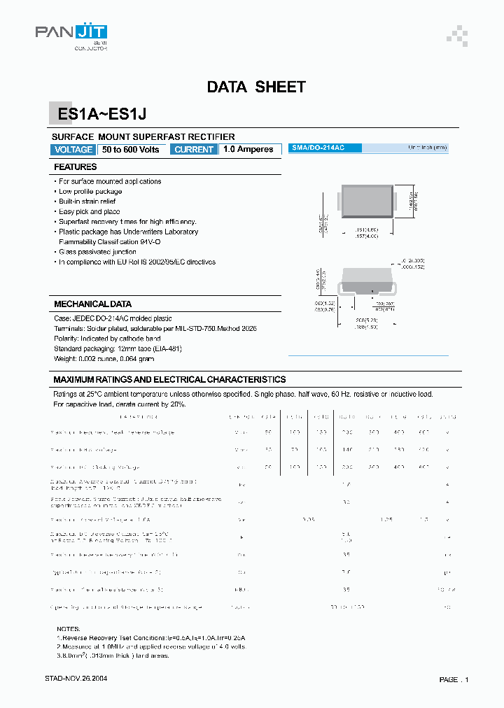 ES1C_4114264.PDF Datasheet