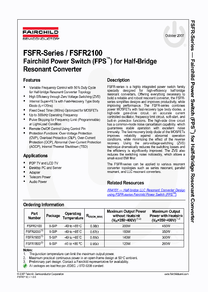 FSFR2100_4102502.PDF Datasheet