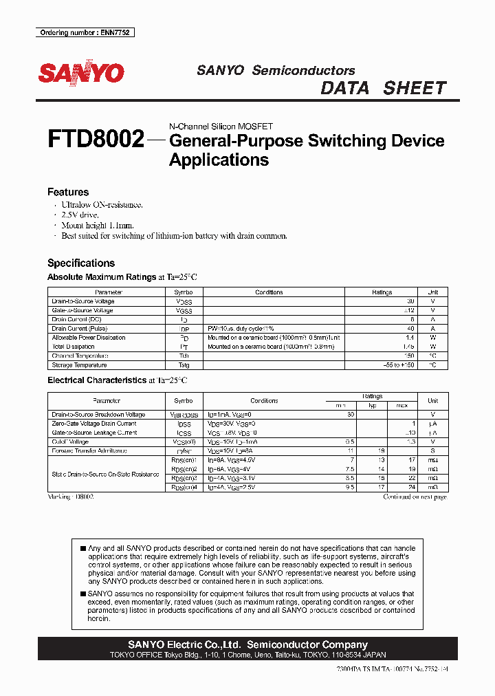 FTD8002_4148699.PDF Datasheet