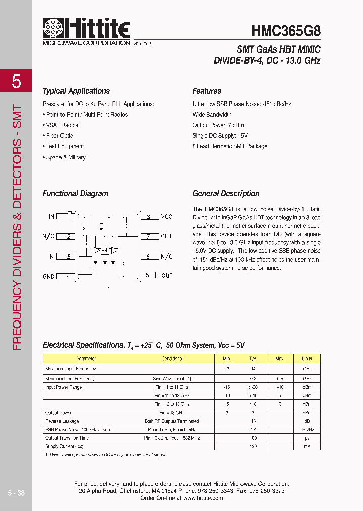 HMC365G806_4138406.PDF Datasheet