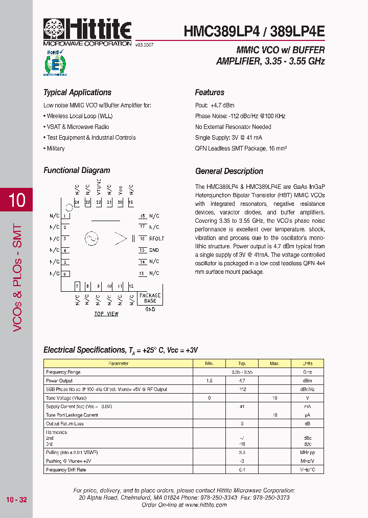 HMC389LP407_4138392.PDF Datasheet