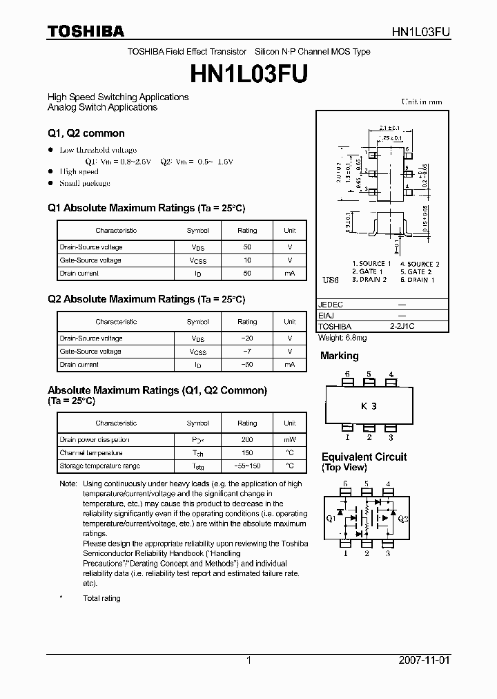 HN1L03FU07_4124630.PDF Datasheet