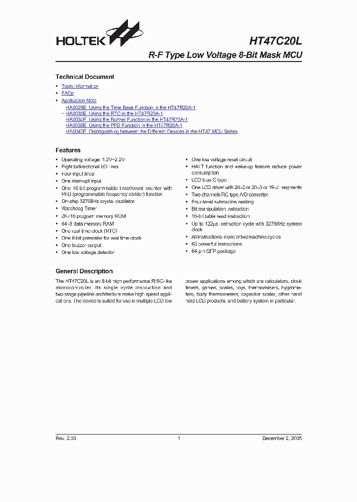 HT47C20L05_4123891.PDF Datasheet