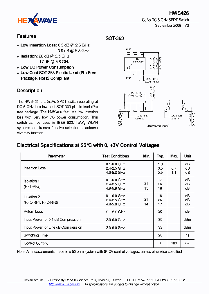 HWS426_4140207.PDF Datasheet