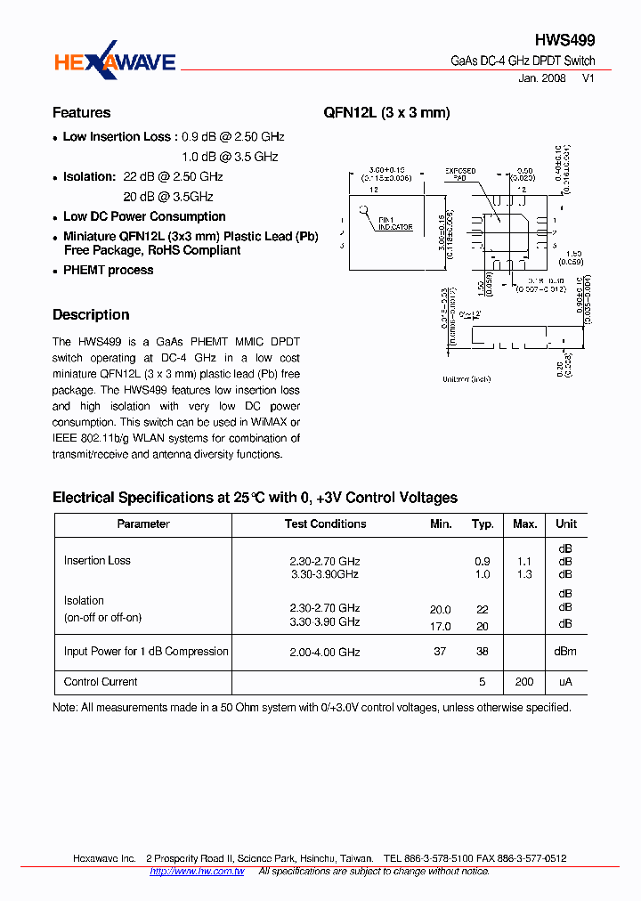 HWS499_4140187.PDF Datasheet