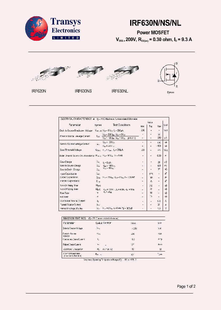 IRF620N_4107038.PDF Datasheet