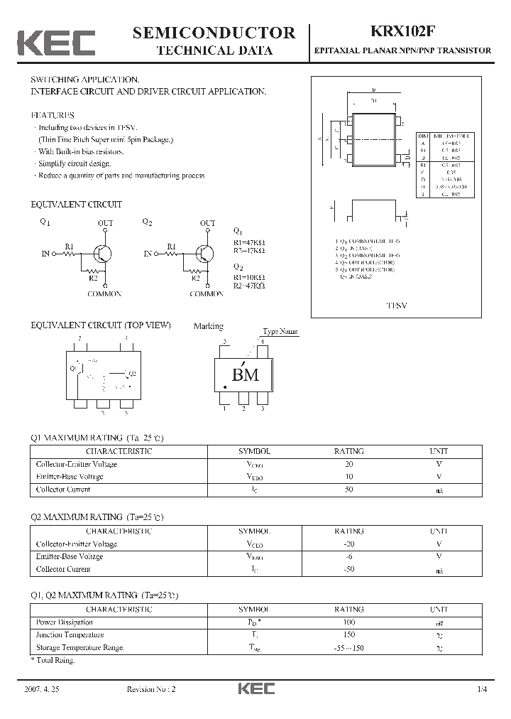 KRX102F_4153388.PDF Datasheet