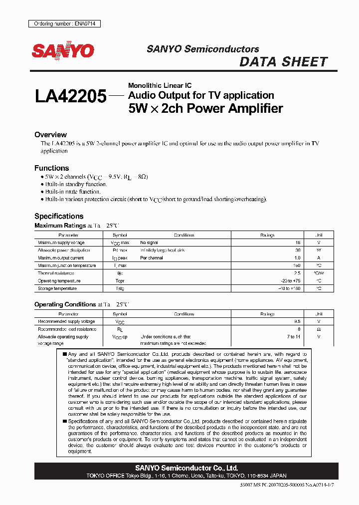 LA42205_4111649.PDF Datasheet