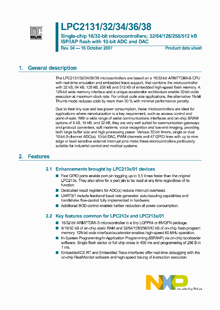 LPC2131_4110827.PDF Datasheet