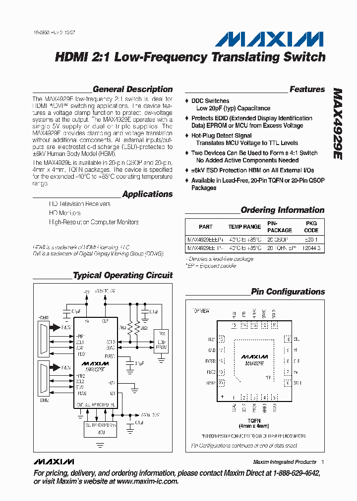 MAX4929EETP_4127835.PDF Datasheet