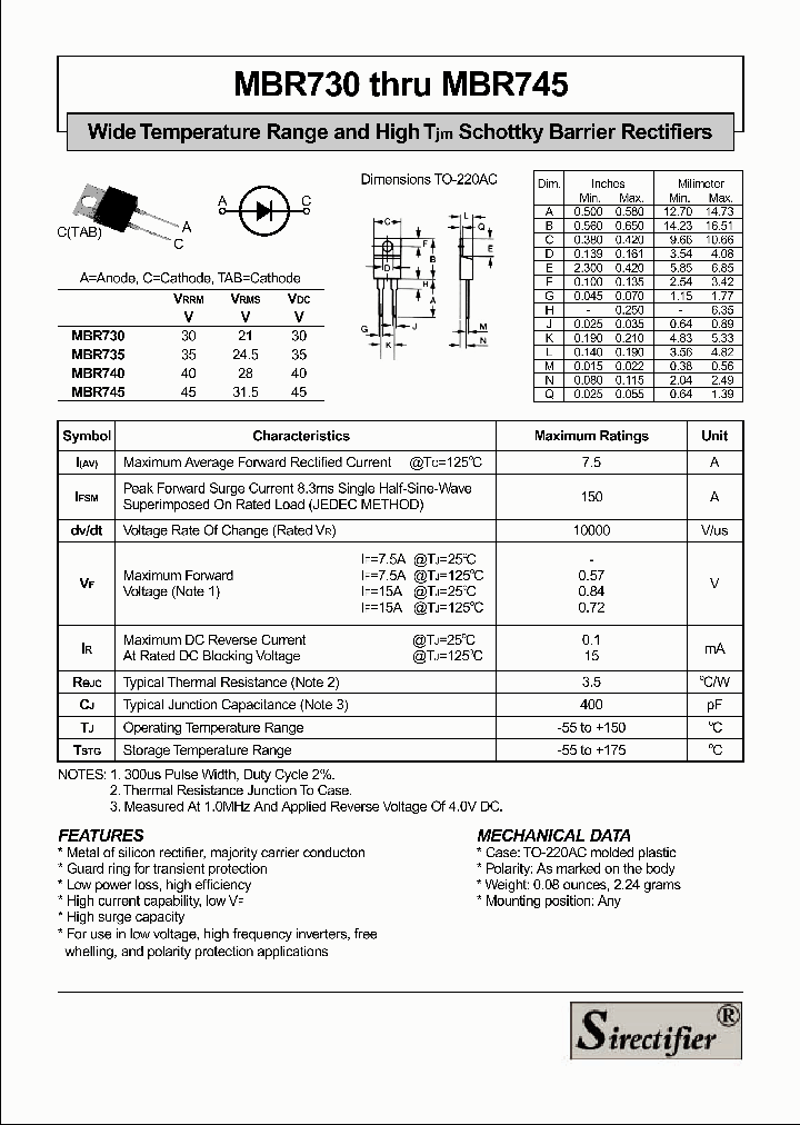 MBR735_4160955.PDF Datasheet