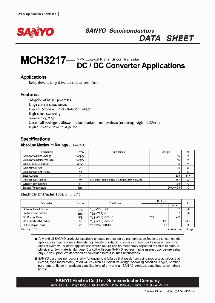 MCH3217_4115500.PDF Datasheet