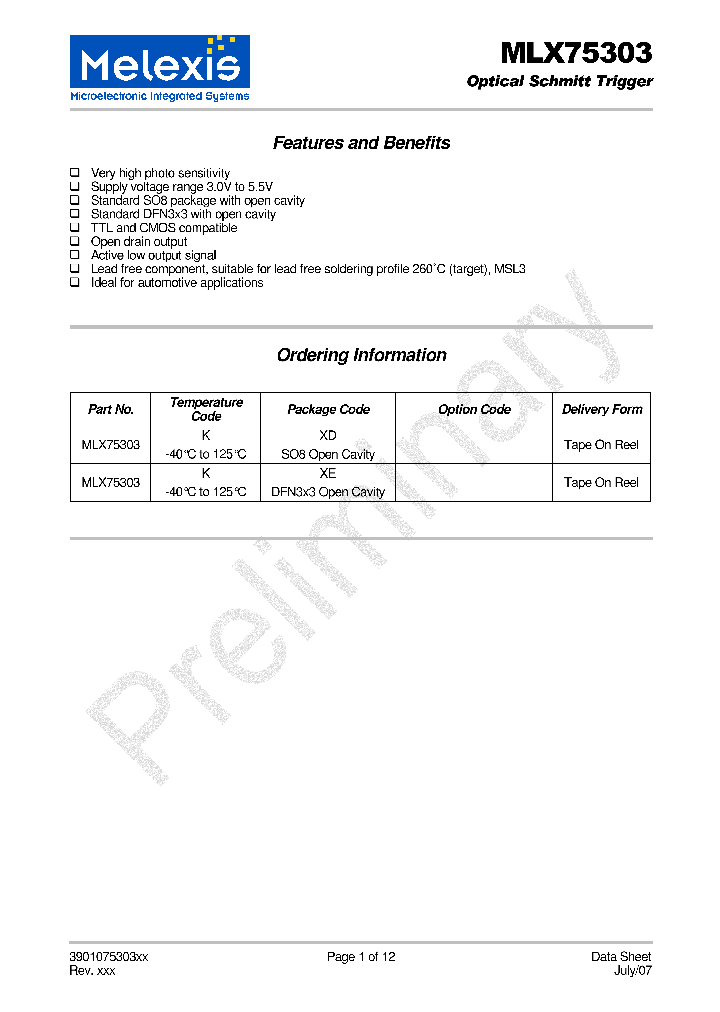 MLX75303_4141776.PDF Datasheet