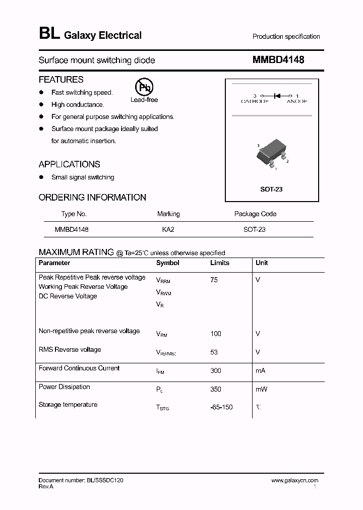 MMBD4148_4153654.PDF Datasheet