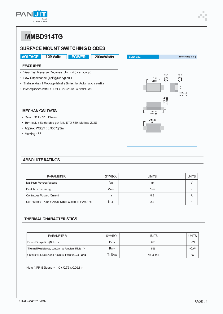 MMBD914TG_4120339.PDF Datasheet