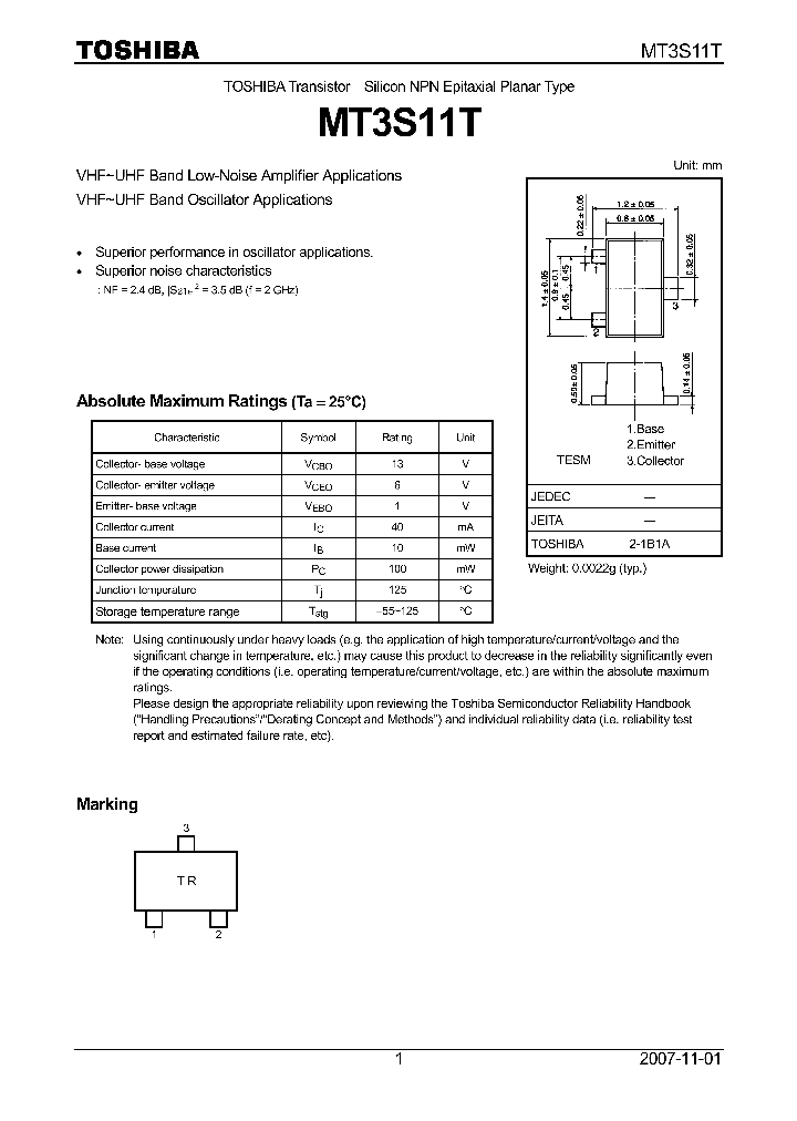 MT3S11T_4125509.PDF Datasheet