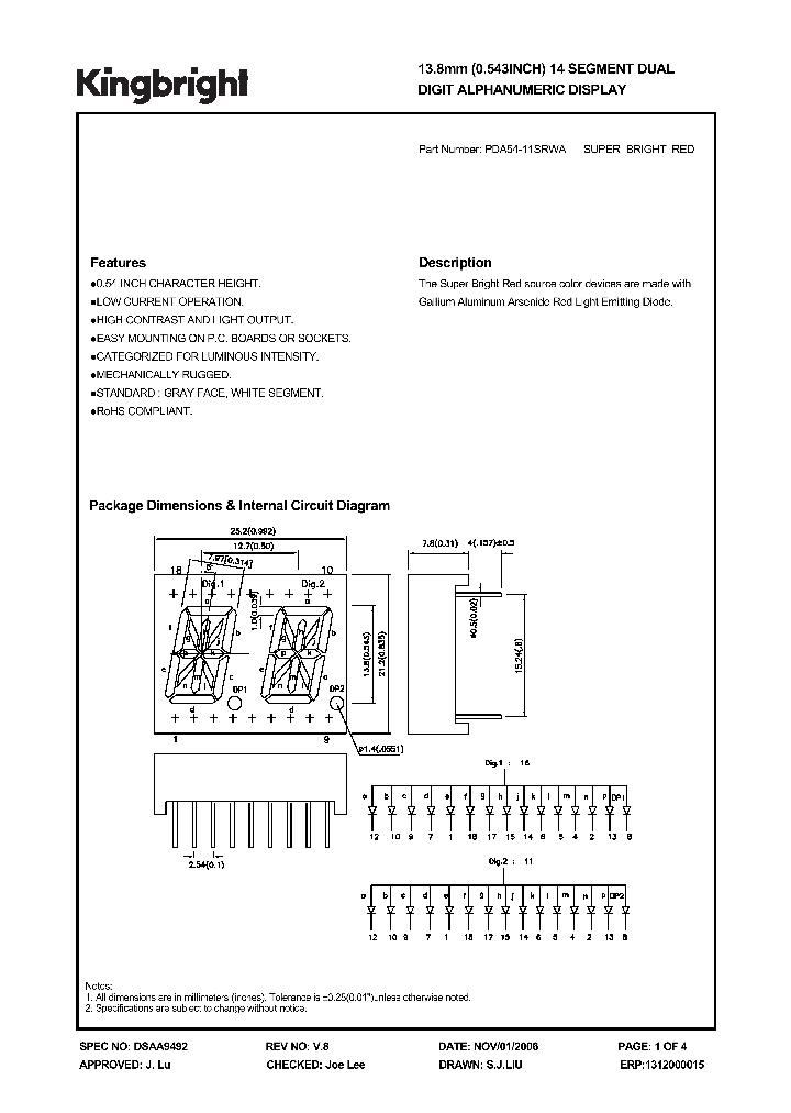 PDA54-11SRWA_4100202.PDF Datasheet