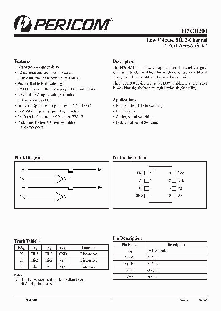 PI3CH200L_4149473.PDF Datasheet