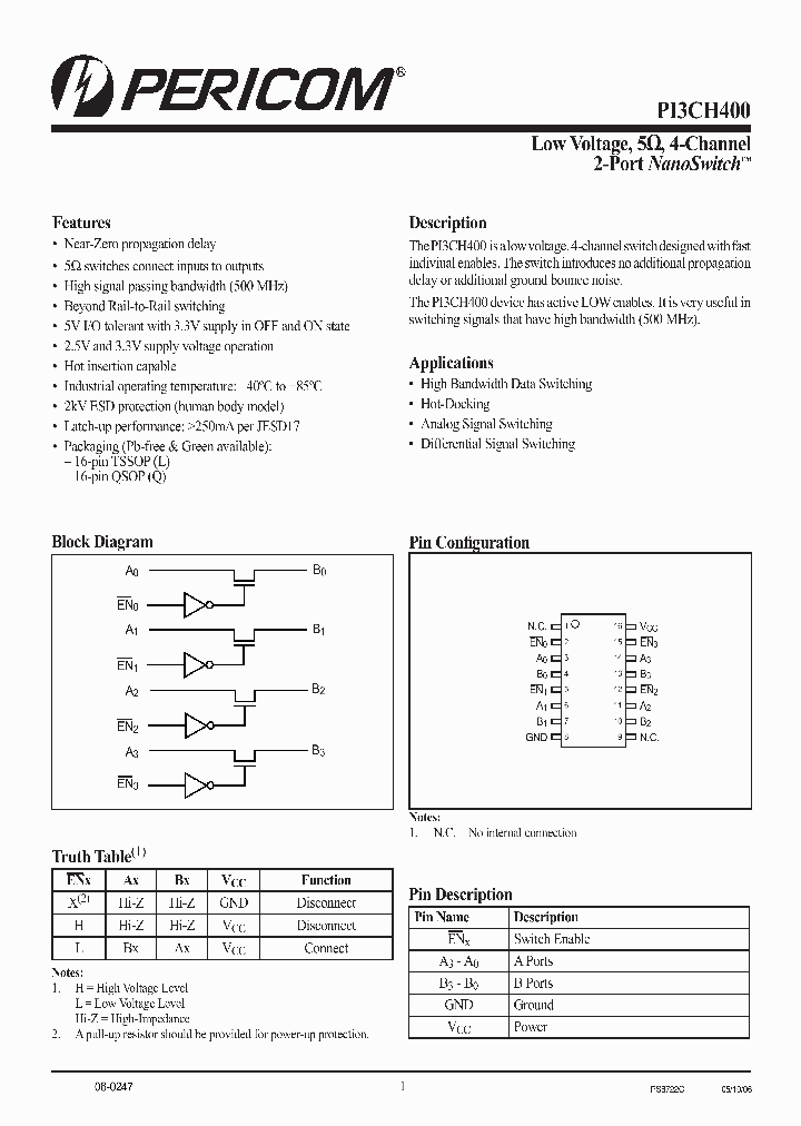 PI3CH400_4163721.PDF Datasheet