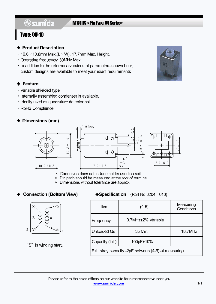 QU-10_4136661.PDF Datasheet