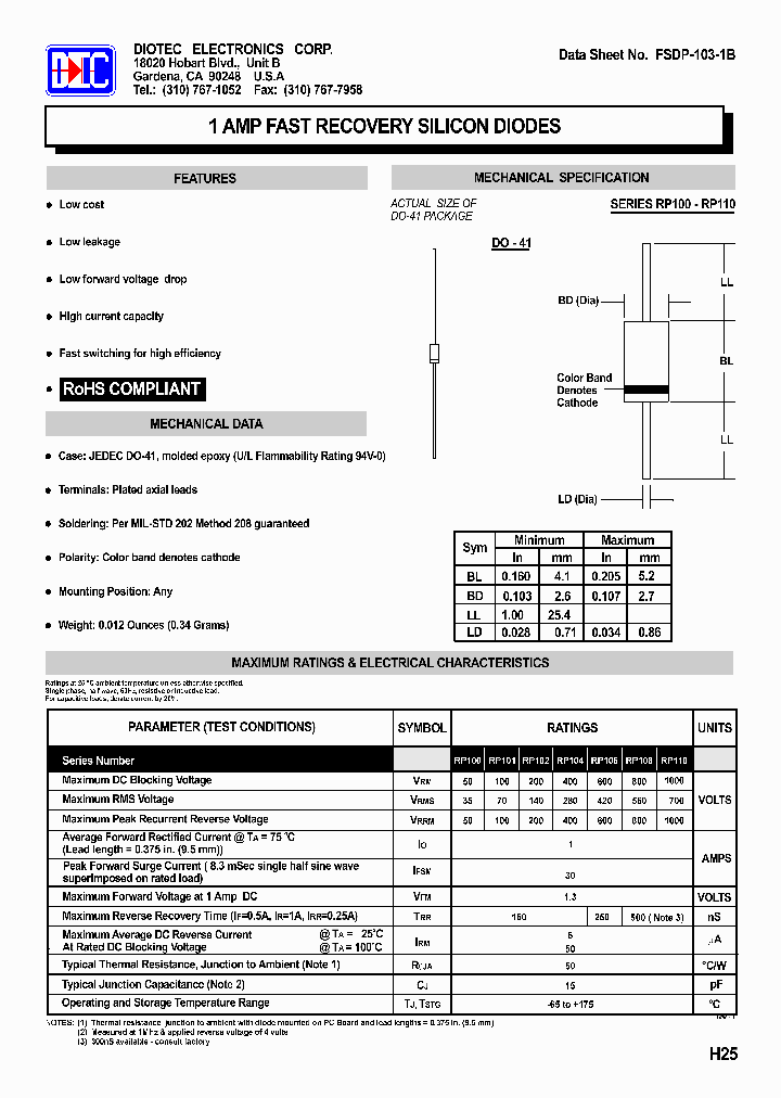 RP100_4153774.PDF Datasheet