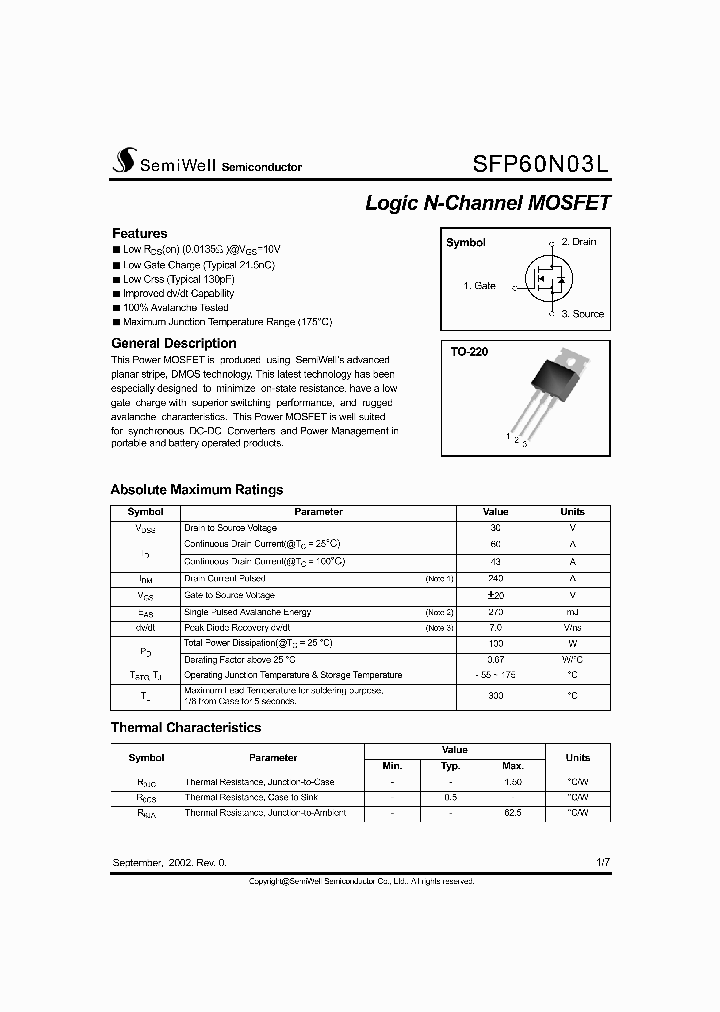 SFP60N03L_4105249.PDF Datasheet