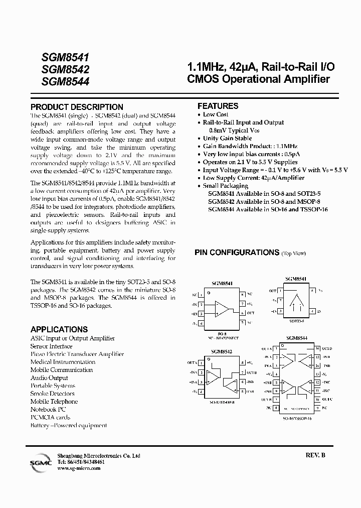 SGM8541_4142030.PDF Datasheet