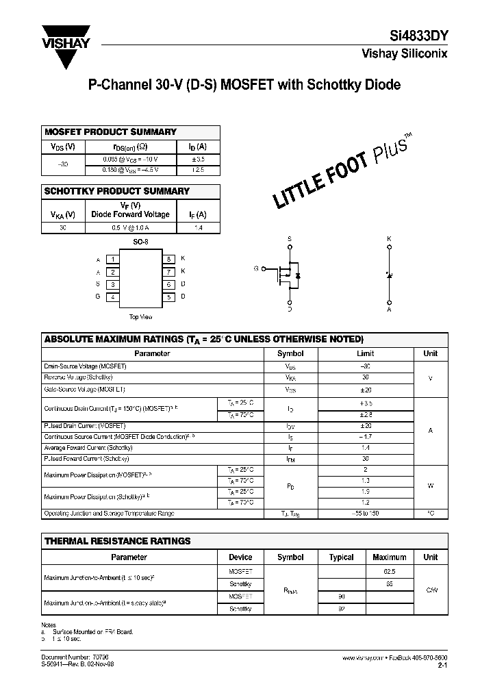 SI4833DY07_4120266.PDF Datasheet