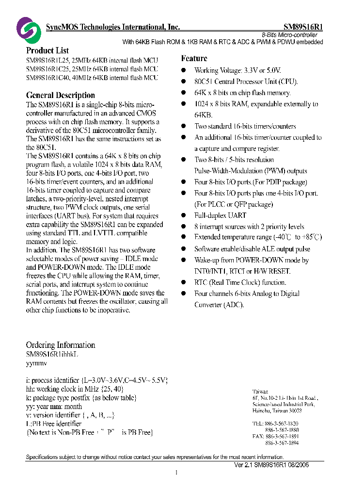 SM89S16R106_4128061.PDF Datasheet