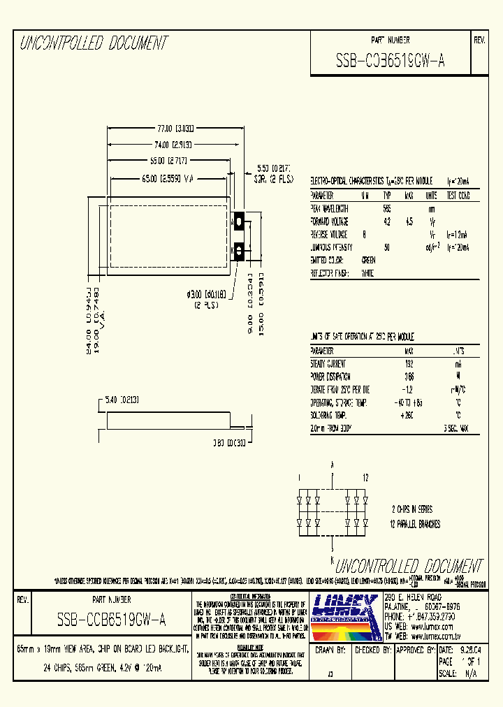 SSB-COB6519GW-A_4130031.PDF Datasheet