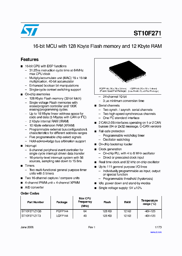 ST10F271_4132855.PDF Datasheet