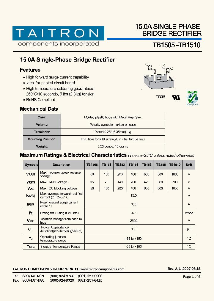 TB1505-TB1510_4145274.PDF Datasheet