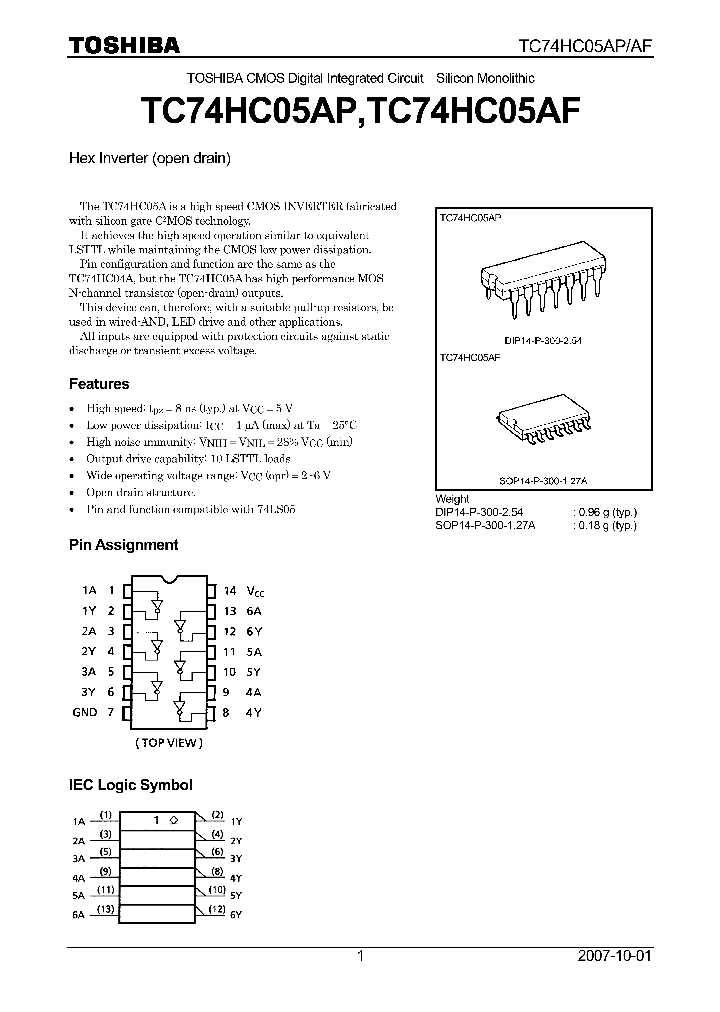 TC74HC05AP07_4124751.PDF Datasheet