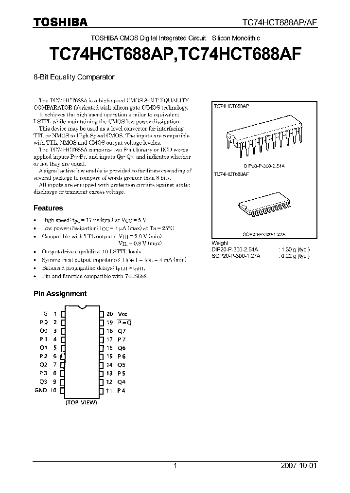 TC74HCT688AP07_4134755.PDF Datasheet